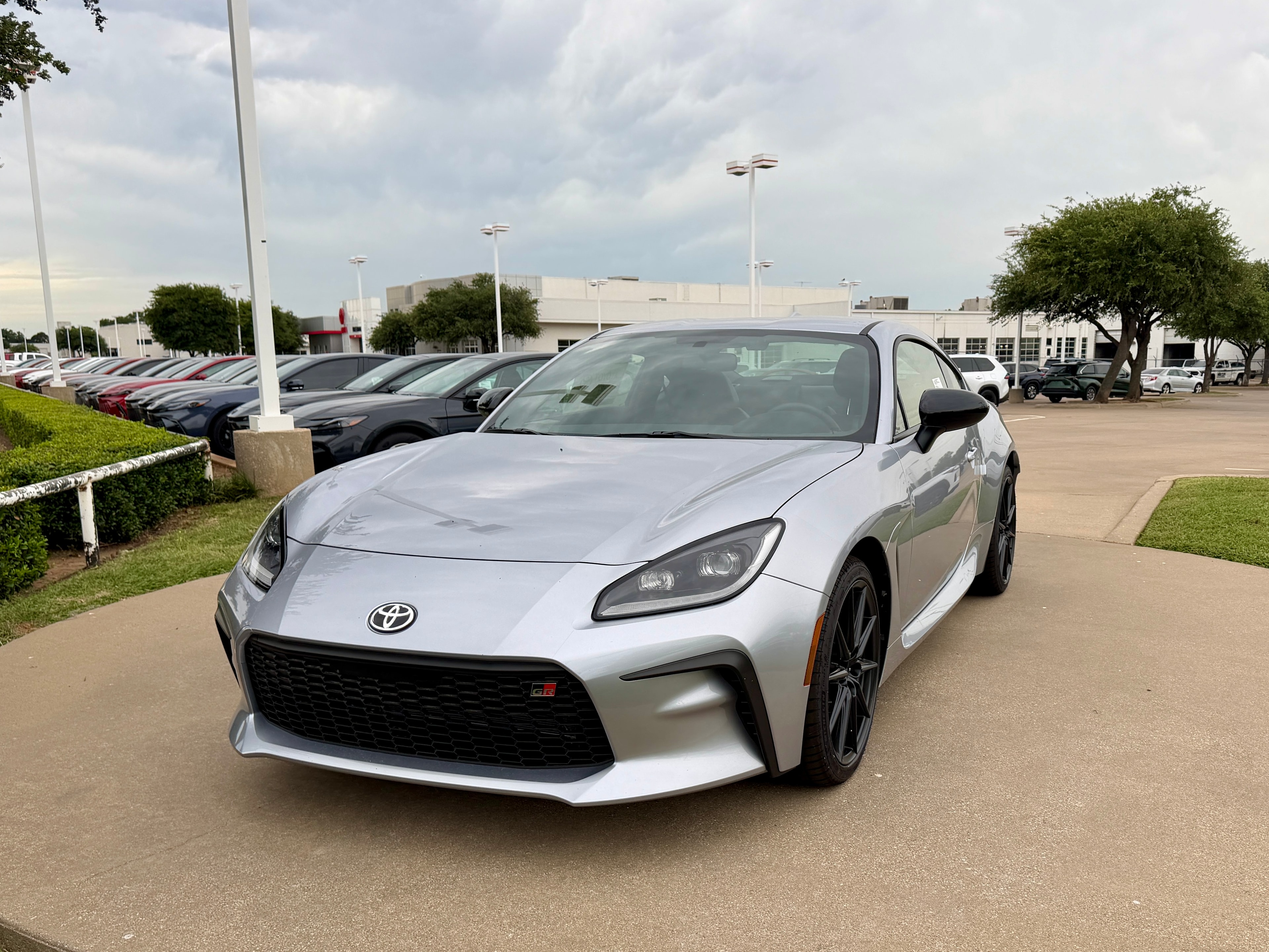 Toyota GR86 sports car on the Freeman Toyota lot in Hurst TX